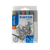Pilot marker Pintor Set METAL Mix FINE