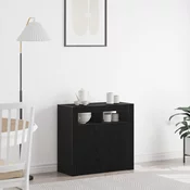 Kreveta Crni hrast 80 x 35 x 75 cm Konstruirano drvo