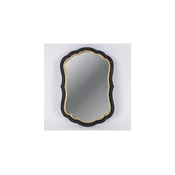 Stensko ogledalo 34,5x23,2 cm črna/zlata