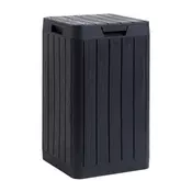 TOOMAX RIO GARDEN visokokakovostni zunanji koš 80L, grafitna barva