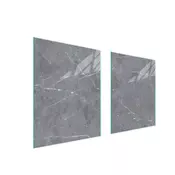 shumee STEKLENA ZAŠČITNA PLOŠČA ZA ŠTEDILNIK 85x52 MARMOR