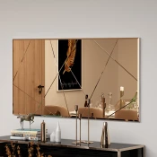 Hanah Home Ogledalo Bronzano