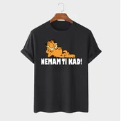 MAFIMI Muška majica Nemam ti kad, Crna