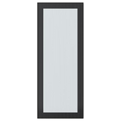 HEJSTA Staklena vrata, boja antracita/rebrasto staklo, 40x100 cm