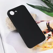 Maska za iPhone 16e 6.1 Teracell Soft Velvet crna