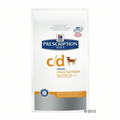 Hills Prescription Diet c/d Multicare Urinary Care - piščanec - Varčno pakiranje: 2 x 12 kg