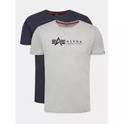 Alpha Industries Komplet t-shirt majic? Alpha Label 118534 Pisana Regular Fit