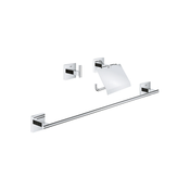 Grohe 41124000 Start Cube 3 v 1, komplet kopalniških dodatkov, držalo za brisače, obešalnik, držalo za toaletni papir