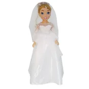 Alltoys Lutka nevesta 80 cm v elegantni poročni obleki