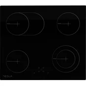 TESLA Ugradna ploca HV6420SB staklokeramicka/4 zone/60 cm/crna
