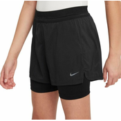 Djevojke kratke hlace Nike Kids Dri-Fit Adventage Shorts - black/black/black