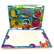 Lesena igrača plošča + Ocean Puzzle
