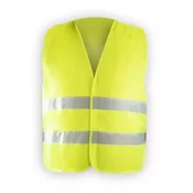 DEDRA Odsevni telovnik velikost XXL, 2 trakova BHKM01XXL Farba: žltá, Veľkosť: XXL