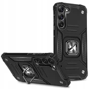 1 to 3 Ovitek Wozinsky Ring Armor Za Samsung Galaxy S23 Z Magnetnim Držalom