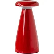 slomart Rituali Domestici Lucilla namizna svetilka F47, 21 cm, rdeča