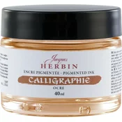 Jacques Herbin Calligraphy Kaligrafsko črnilo Ochre 40 ml 1 kos