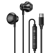 LINQ LinQ, Slušalke Intra USB-C z magnetom Glasba in prostoročno klicanje, Črna, (5000073571)