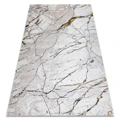 eoshop Preproga GLOSS moderni 529A 53 Marmor, kamen, eleganten, glamur slonokoščena/bež ( - Velikost: 120x170 cm)