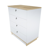 HANAH HOME Komoda Sahra White Oak