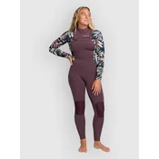 Roxy 4/3 Swell Natural Front Zip Wetsuit black multi