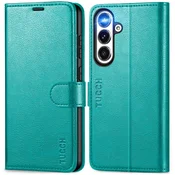 Preklopna torbica Samsung Galaxy S25 Plus cien | RFID zaščita in reže za kartice