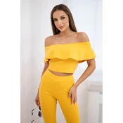 Ruffle mustard set