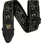 Ernie Ball Classic Jacquard Black Pleasant Pheasant Tekstilni kitarski pas (Kot novo)