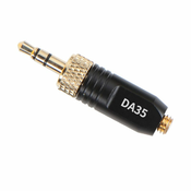 Deity DA35 Microdot Adapter for W.Lav Black
