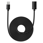 Baseus USB 3.0 Extension cable male to female, AirJoy Series, 5m (black)