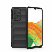 Eleganten Wave ovitek za Samsung A33 5G, črn