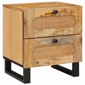 Nocni ormar Prirodna 40 x 33 x 46 cm Cvrsto drvo manga