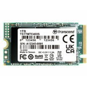 TRANSCEND SSD disk M.2 PCIe NVMe 512GB 400S 2242, 2000/900 MB/s, 3D TLC, DRAM-less TS512GMTE400S