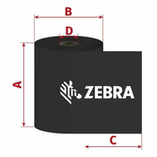 Zebra ZipShip 2300 trak, 60 mm x 300 m, TTR, vosek