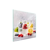 shumee Steklena zaščitna plošča za štedilnik 50x52 Fruit