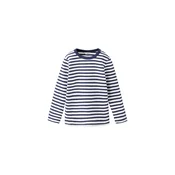 MANGO KIDS Majica RENE mornarska/bela