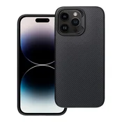 OEM Ohišje za iPhone 14 PRO MAX Carbon Elite Mag Cover, združljivo z MagSafe, črno
