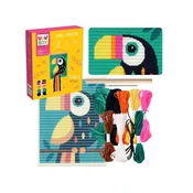 TM Toys Wow Box - Macramé Toucan Vezenje, vezenje set ustvarjalno zabavno DIY 6+