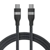 Anker pleteni USB-C na USB-C kabel 240 W, 1,8m, črn