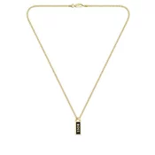 Hugo Boss Pozlačena moška ogrlica Kassy Emblem 1580678