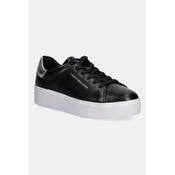 Tommy Hilfiger Usnjene superge Tommy Hilfiger ESSENTIAL PLATFORM COURT SNEAKER