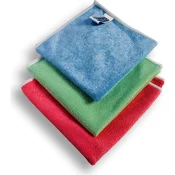 Set mikrofiber krpa za cišcenje 3/1 plava/zelena/crvena Smart