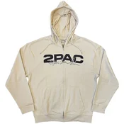 2Pac Logo & Black Portrait (Back Print) Sand L Kapuco