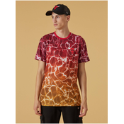 Yellow-Red Mens Patterned T-Shirt New Era Chibul - Men