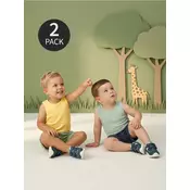Sinsay - Pamucni bodi bez rukava 2 pack - žuto