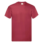 Original Fruit of the Loom Mens Red T-shirt