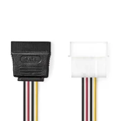 Interni Napojni Kabel | Molex M – SATA 15-pin Ž | 0.15 m | NEDIS