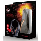 GHS-05-O Gembird Stereo gejmerske slusalice sa mikrofonom+volume kontrolom 3.5mm ORANGE