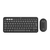 Logitech 920-012203 keyboard Mouse included Universal RF Wireless + Bluetooth QWERTZ German Graphite