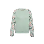 Anna Field Majica pastelno zelena / temno zelena / marelica / bela