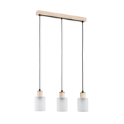 Luster na sajli NATUR 3xE27/60W/230V